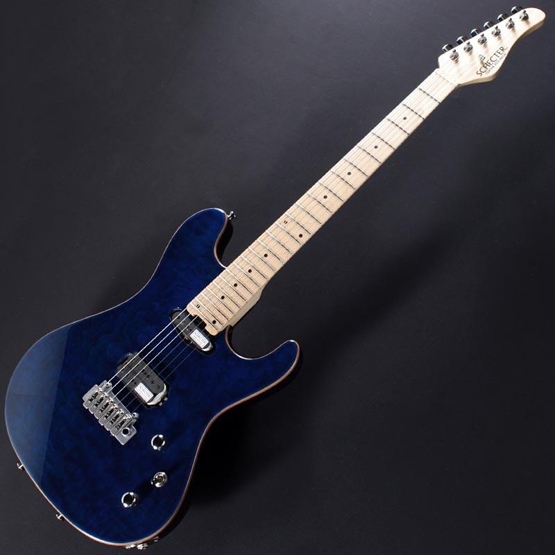SCHECTER MZ-1 (See-thru-Blue/Maple) 展示在庫紹介 SCHECTER エレキ