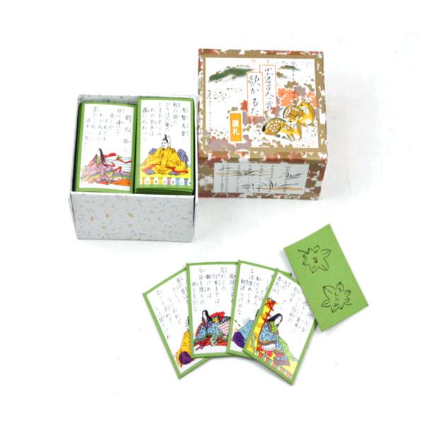 小倉百人一首 競技用歌かるた 標準読札 寛政12年創業のかるたの老舗