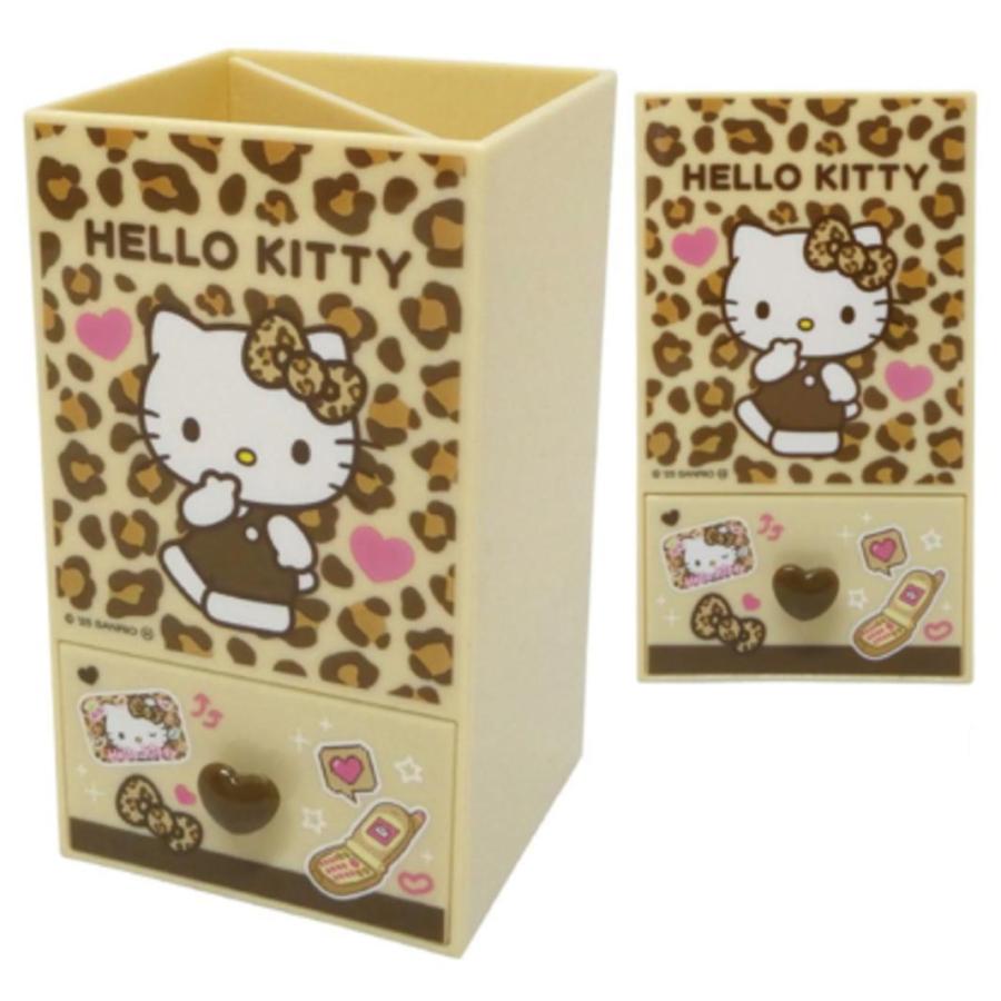 ケイCSQ1-KTHY サンリオキャラクターズ スクエアペンスタンドヒョウ柄