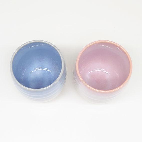 萩陶苑（SHUTOUEN） 萩焼 湯呑 ペア つぼみ 夫婦茶碗 湯呑み お茶碗