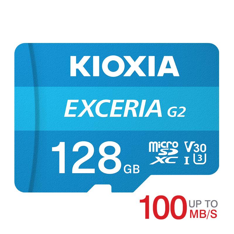 KIOXIA マイクロsdカード microSDXC 128GB Kioxia UHS-I U3 R:100MB/s