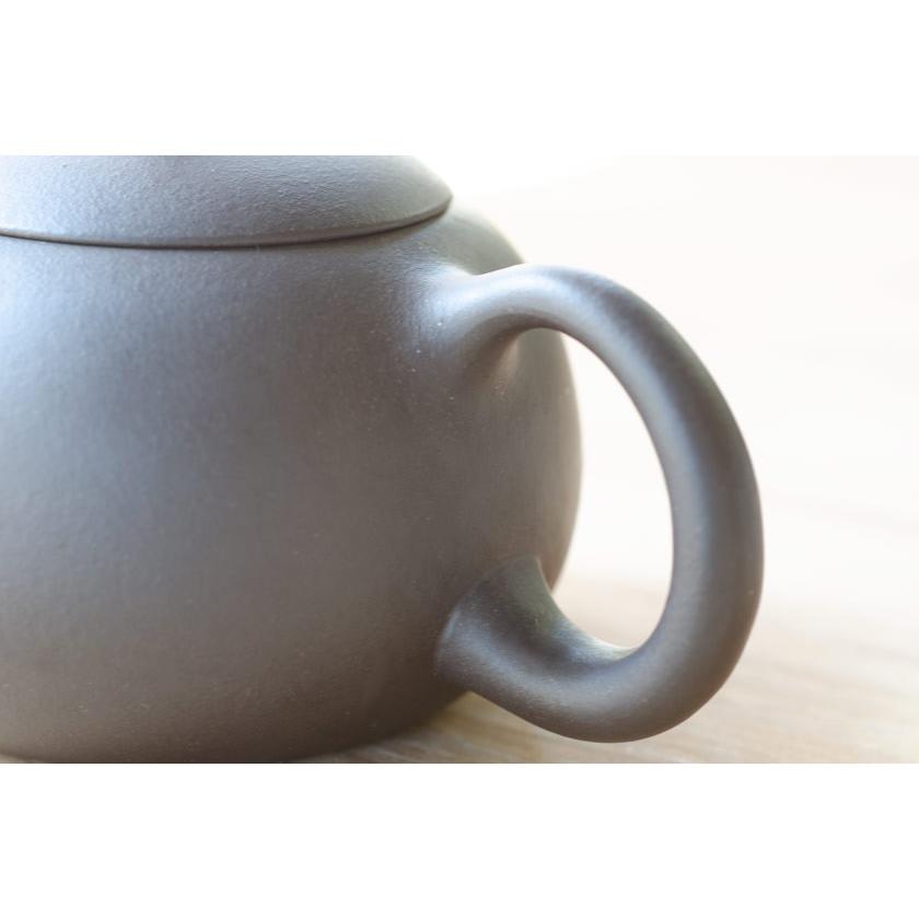 中国茶器 紫砂茶壷 急須 帯網付き 日本茶用急須 深蒸し茶用急須 260cc