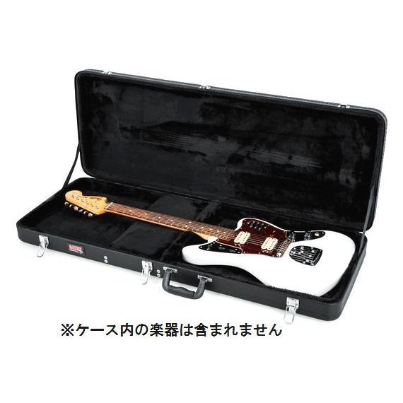A】GATOR☆ジャガータイプ用☆エレキギターハードケース☆合板＋PVC