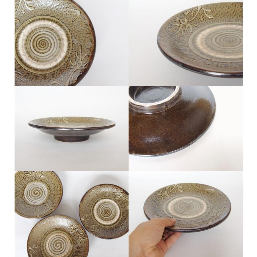 やちむん 民藝 壺屋焼 陶藝玉城8寸皿 飛鉋 : おまめ - 通販 - Yahoo