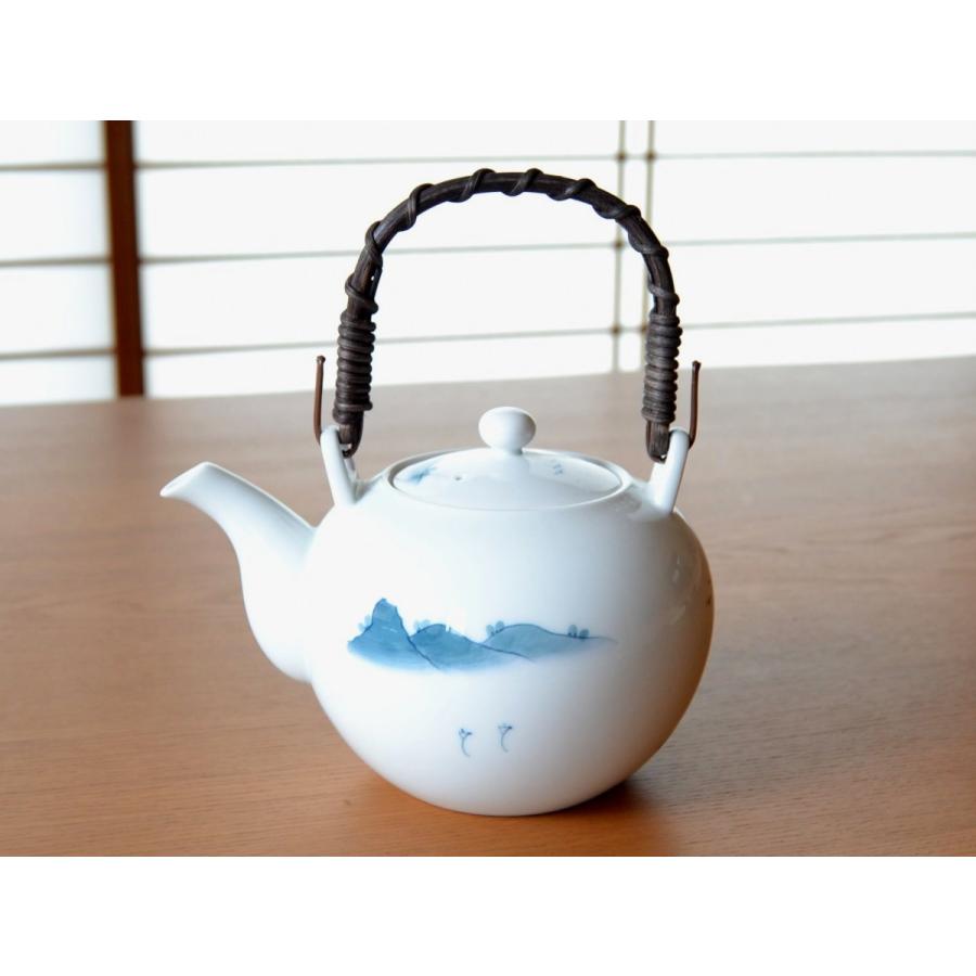 茶器セット 日本茶 高級 有田焼 畑萬陶苑 鍋島山水 汲出し土瓶茶器揃