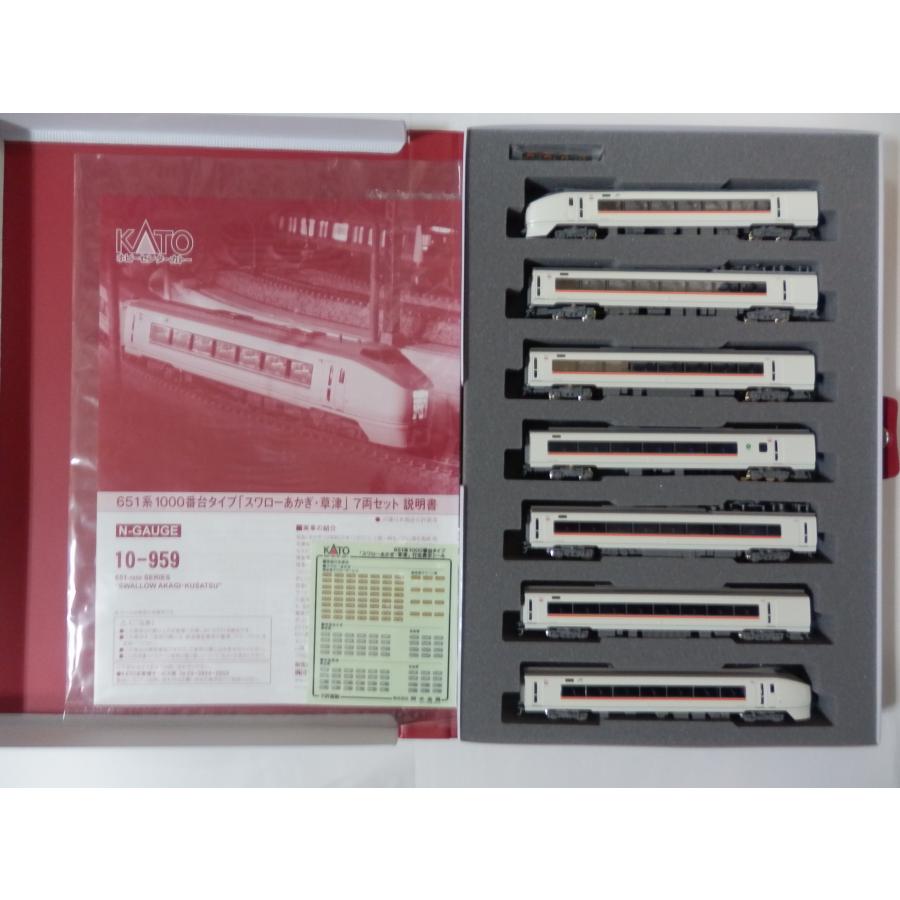 室内灯付 小加工品 651系1000番台タイプ 特急草津 KATO 10-959