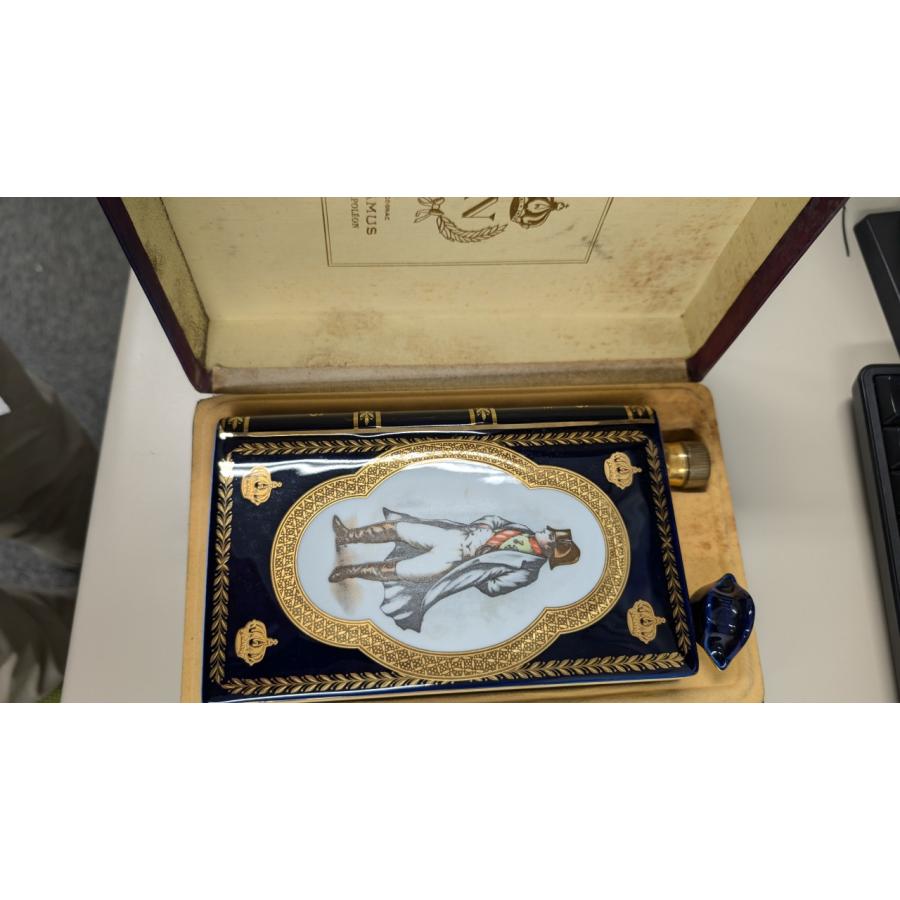 カミュ ナポレオン ブック 陶器ボトル 青 ブランデー コニャックCOGNAC