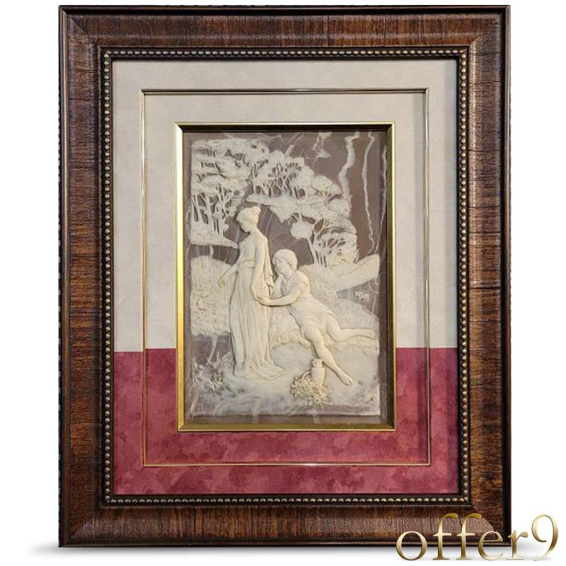 1点もの】アンティーク インコレイストーン カメオアート インテリア