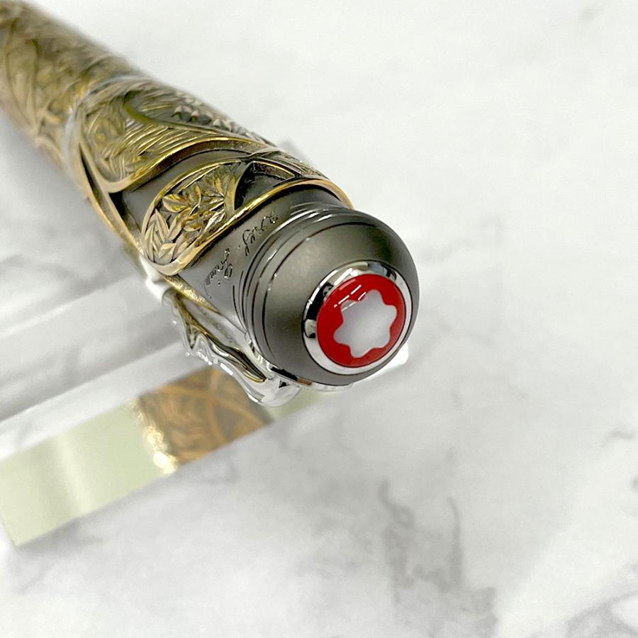 t*p様 MONTBLANC モンブラン キャップ付き式レッドジェムストーンボー