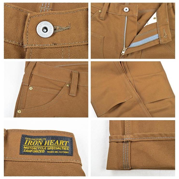IRON HEART アイアンハート　ロガー　ダブルニーワークパンツ　w33 IRON HEART / アイアンハート】ボトム/ 10.5ozヘリンボン ダブルニー