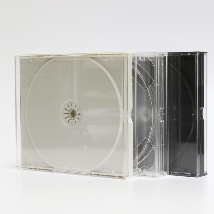 日本製に変更しましたPS24mm厚 3枚収納マルチCDケース ブラック 1個