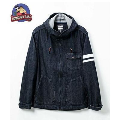 桃太郎ジーンズ（MOMOTARO JEANS） 出陣 インディゴ ピケ ジップアップ