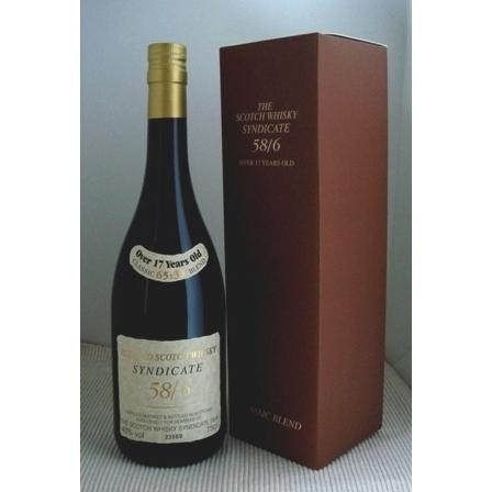 シンジケート 58/6 OVER 17years old SYNDICATE 17年 スコッチ