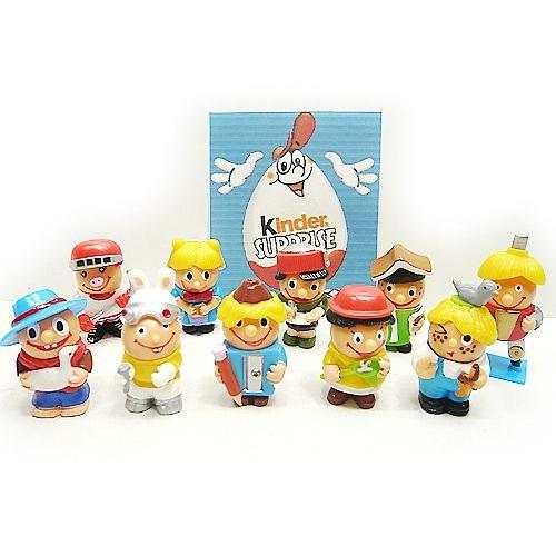 ☆ キンダーサプライズ ミニ フィギュア 10体セット 可動 食玩 おまけ