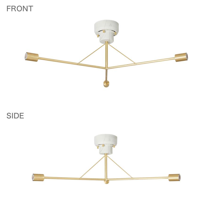 LOWYA（ロウヤ） 照明 シーリングライト 3灯 おしゃれ 幅78cm リビング