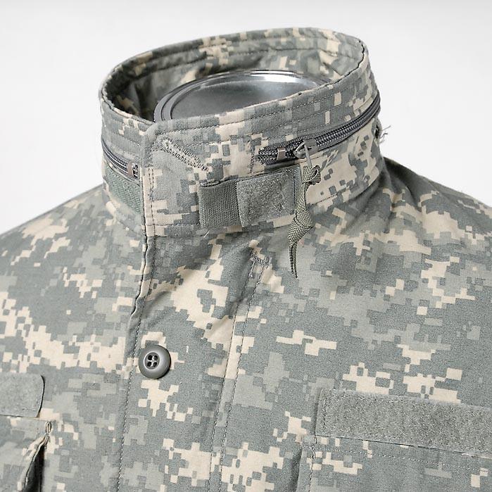 アメリカ軍 ACU デジタルカモ M-65 フィールドジャケット USED A5AU