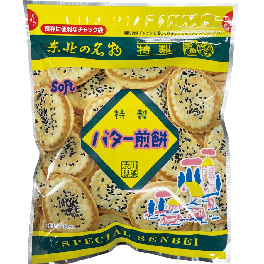 特製バター煎餅 16枚入 渋川製菓 青森県 黒石市 津軽せんべい : カブ