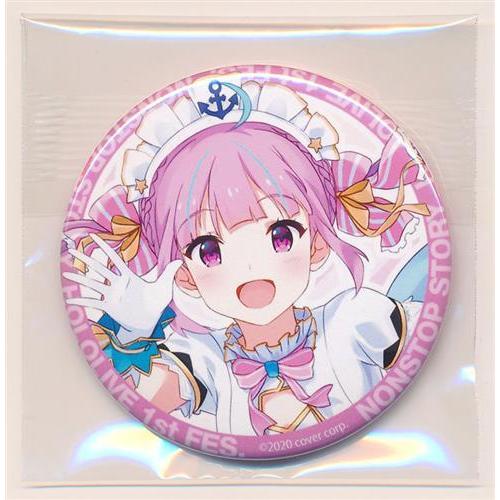 hololive ノンストップ缶バッジ 湊あくあ 1st fes. ノンストップ