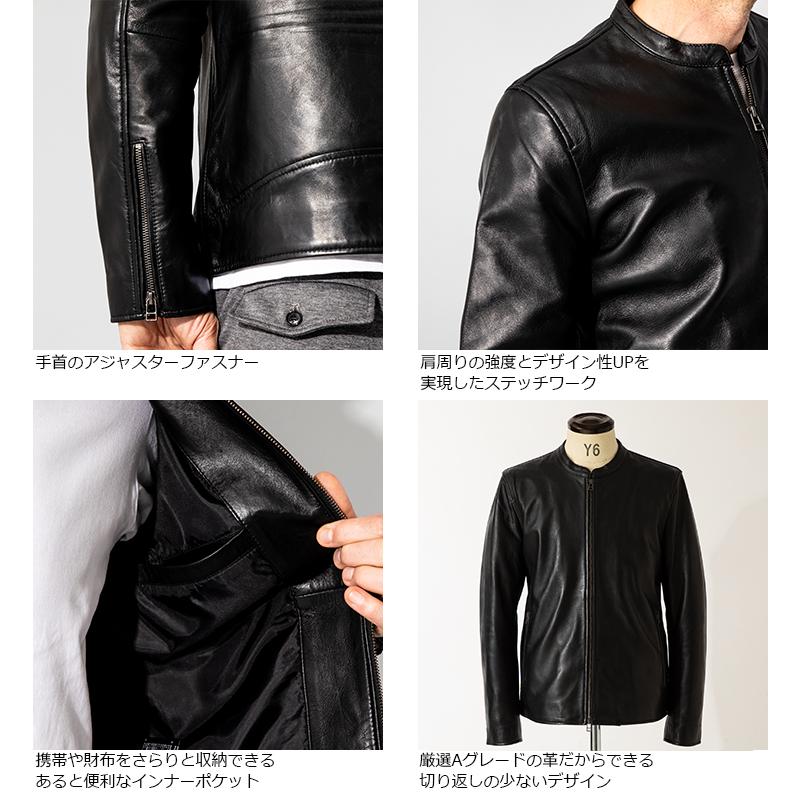 Liugoo Leathers 【20周年記念20%OFFクーポン】革ジャン 本革 シングル