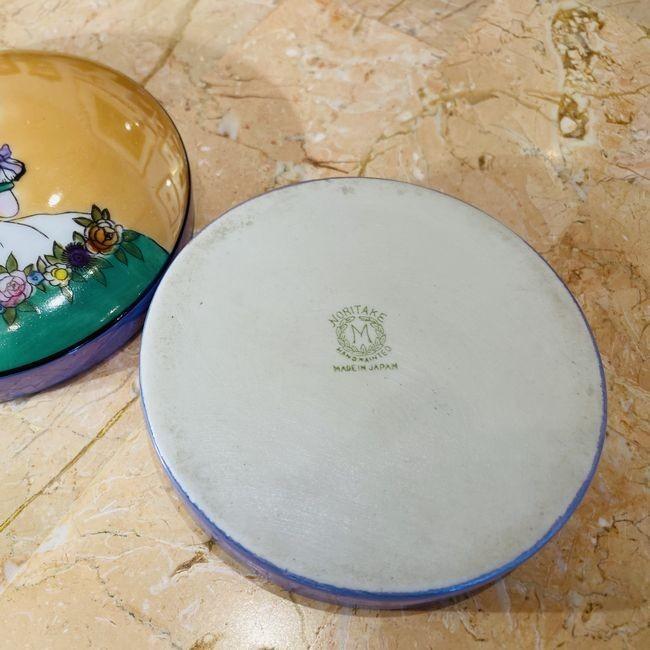 ノリタケ オールドノリタケ デコレディー ラスター彩 パウダーケース