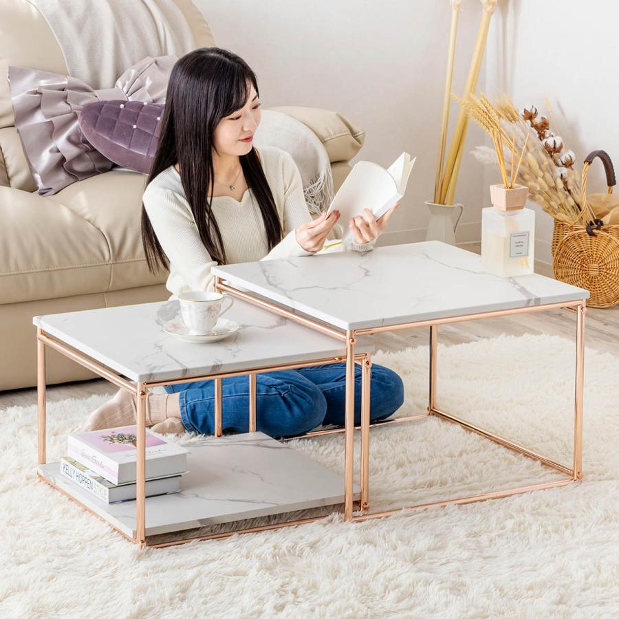 新作登場】センターテーブル ネストテーブル セール ローテーブル