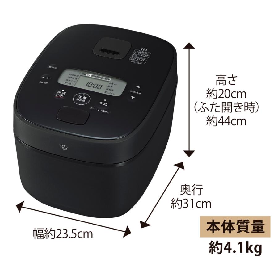 象印炊飯器 2024年製 4mm黒厚釜 ブラック 楽天市場】象印 黒厚釜 4mmの通販