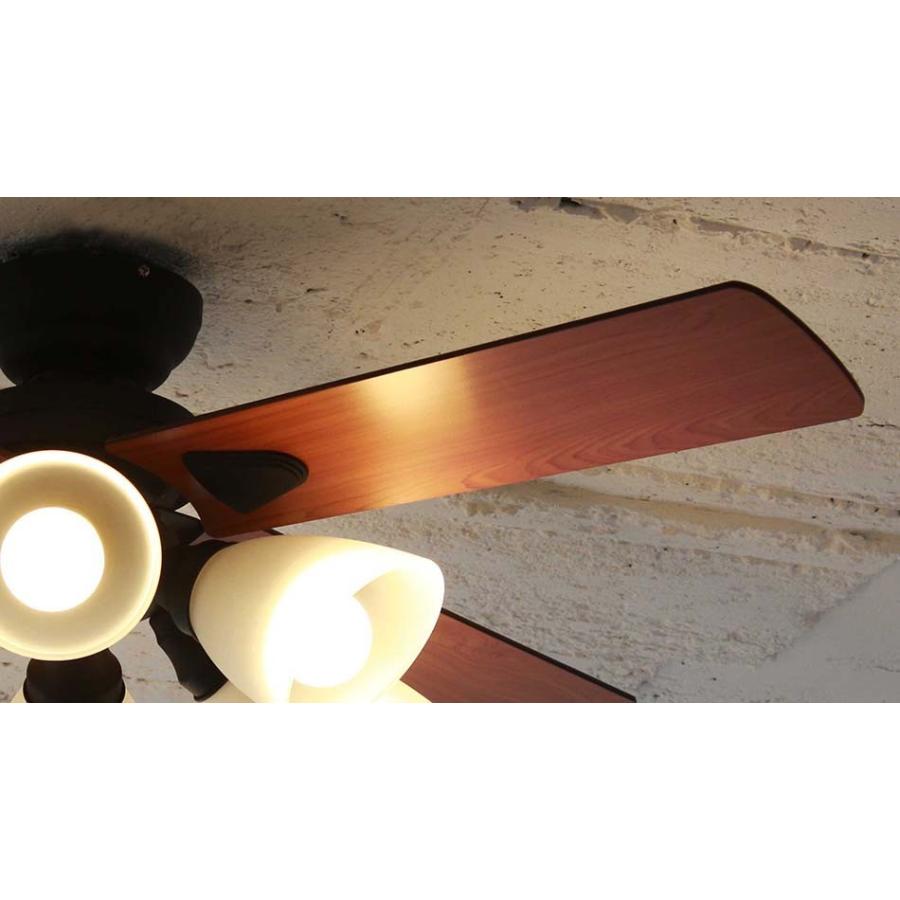 plus more シーリングファン ライト LED対応 おしゃれ 木目 Windouble