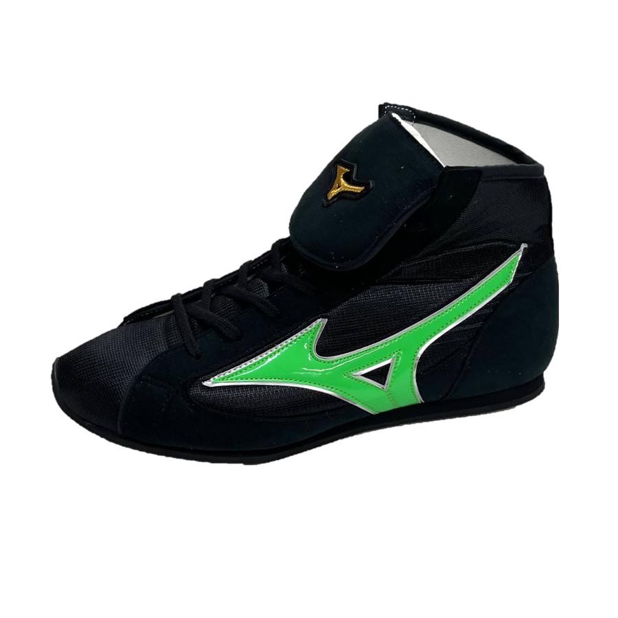 Mizuno ボクシングシューズ 黒/青 Mizuno ボクシングシューズ 青と黒