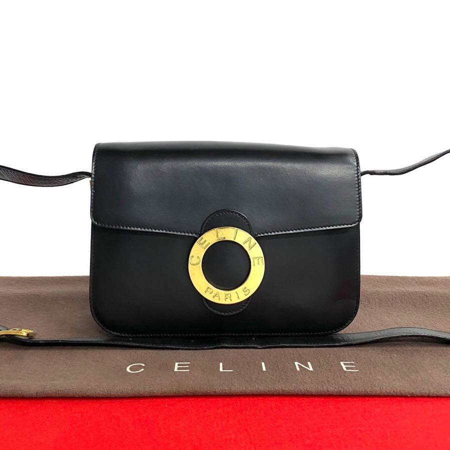 CELINE（セリーヌ） 極 美品 希少品 ヴィンテージ サークル ロゴ 金具