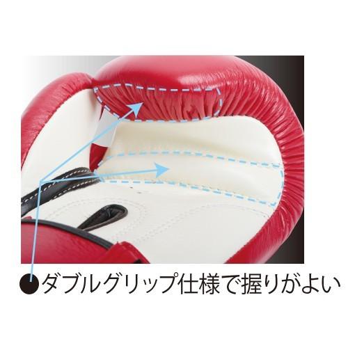 TWIN ボクシンググローブ 14oz レッド ISAMI サポーターセット