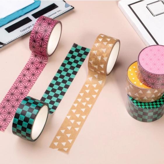 鬼滅の刃 マスキングテープ 3個セット キャラクターモチーフ マステ