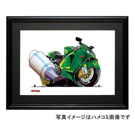 ☆ 絵画 イラスト カワサキNinja ZX-12R（緑） : MotorParade - 通販