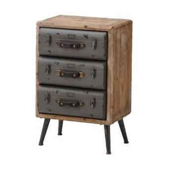 サンコウ 3段ボックス 3段チェスト レトロ RETRO : もみじや家具