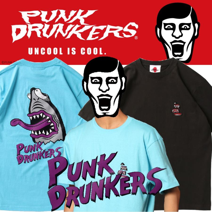 PUNK DRUNKERS（パンクドランカーズ） 鮫人切断TEE : MOSHMACHINE