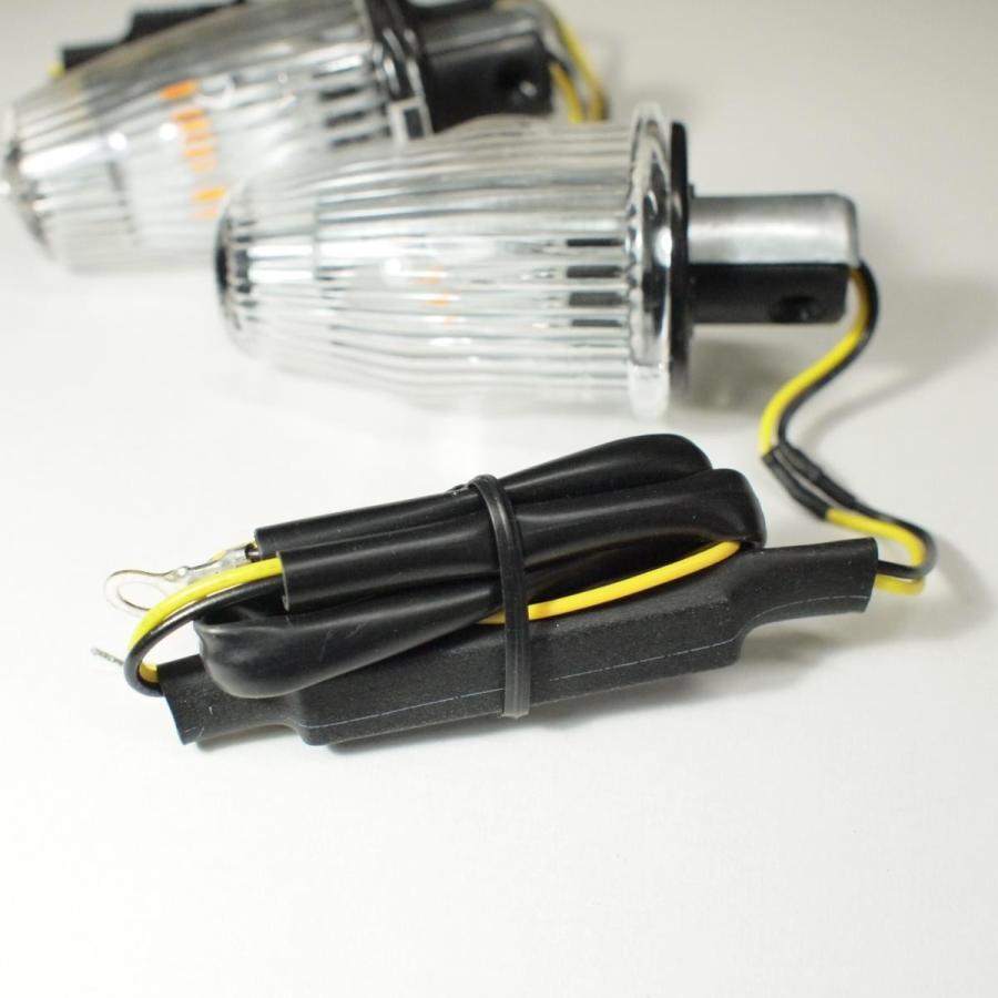 VESPA ベスパ6V LEDウインカーセット クリア indicator 50s 100s