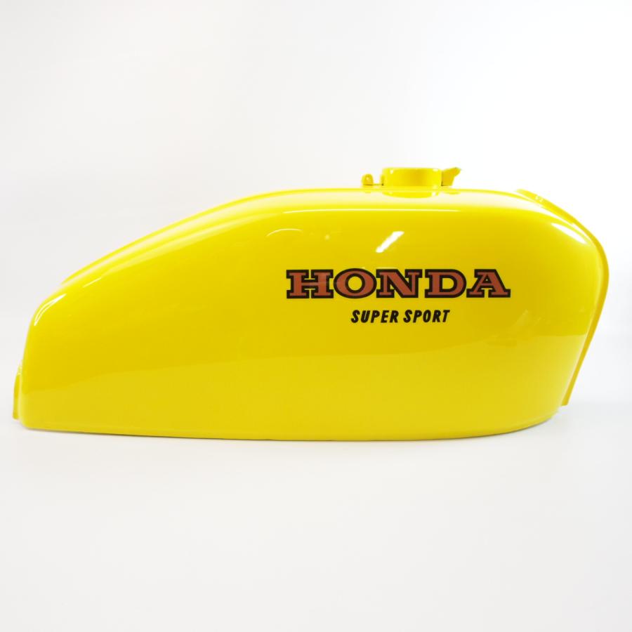 新品1975-77年 CB400F 純正タイプタンク 黄色 パラキートイエロー 塗装