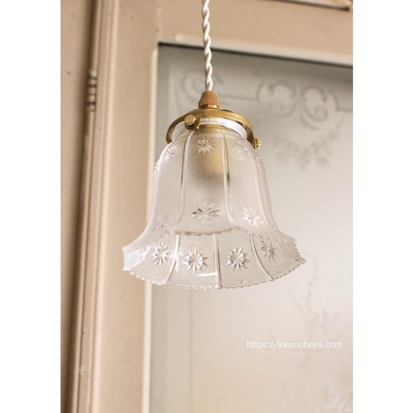 アンティークミルクガラスペンダントライトB 明治大正 大正ロマンの