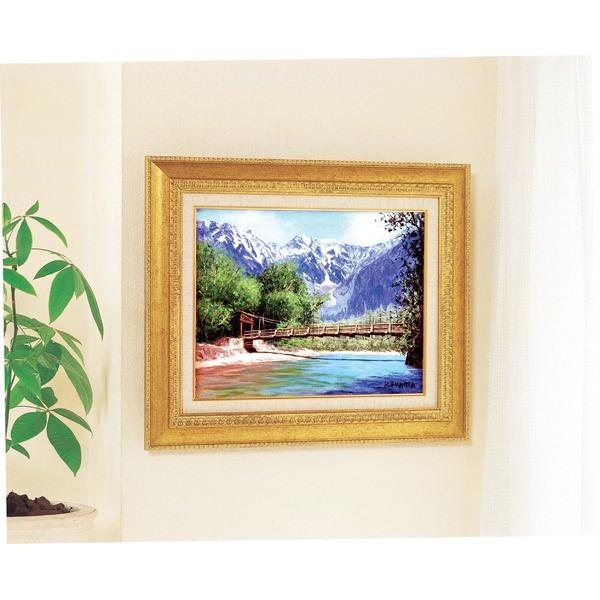 F6号】工藤昭重 「北アルプス」額フレームセット F6号】工藤昭重 「北