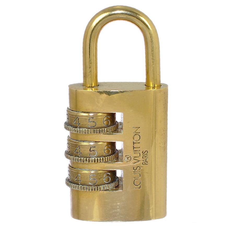 ルイヴィトン ネームタグ&パドロック2点セット 南京錠 663番 LOUIS