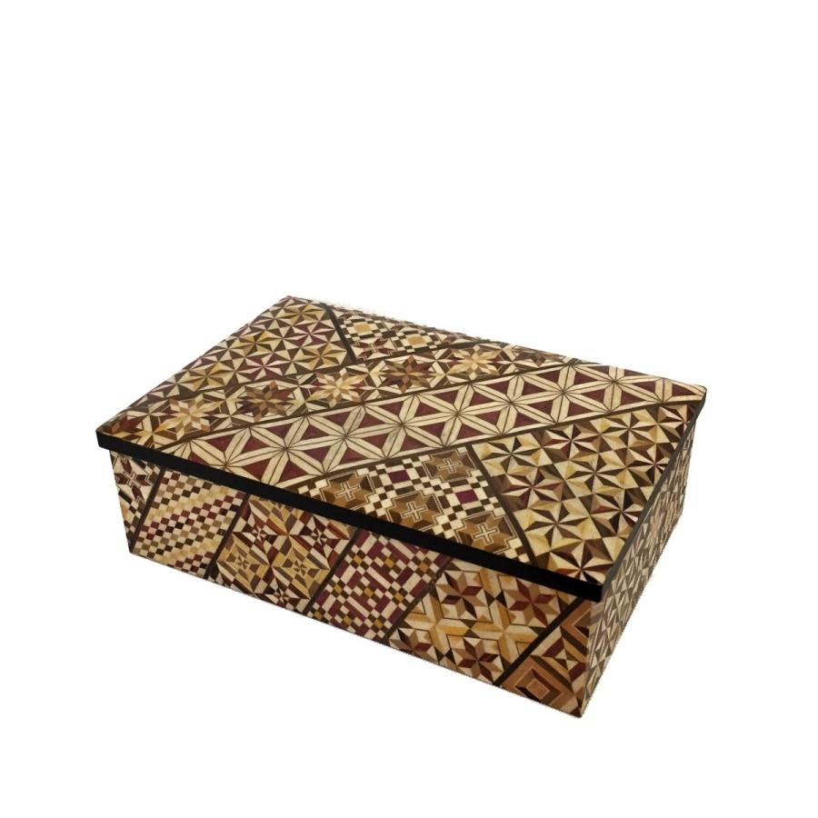 箱根寄木細工 6寸小物入れ 小寄木 アクセサリーボックス : MA by So