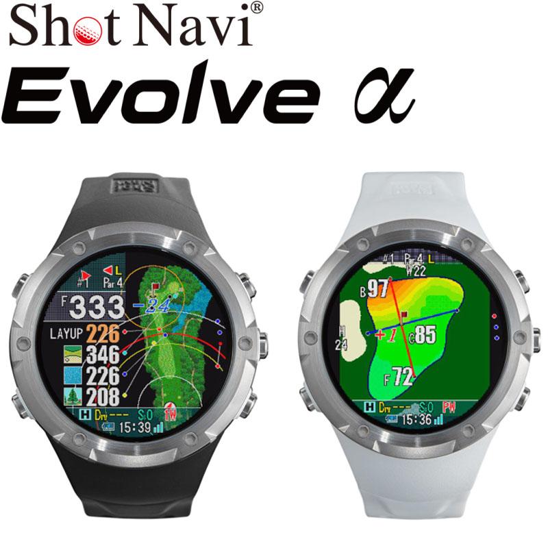 Shot Navi W1 Evolve ゴルフウォッチ レーザー距離計セット ShotNavi