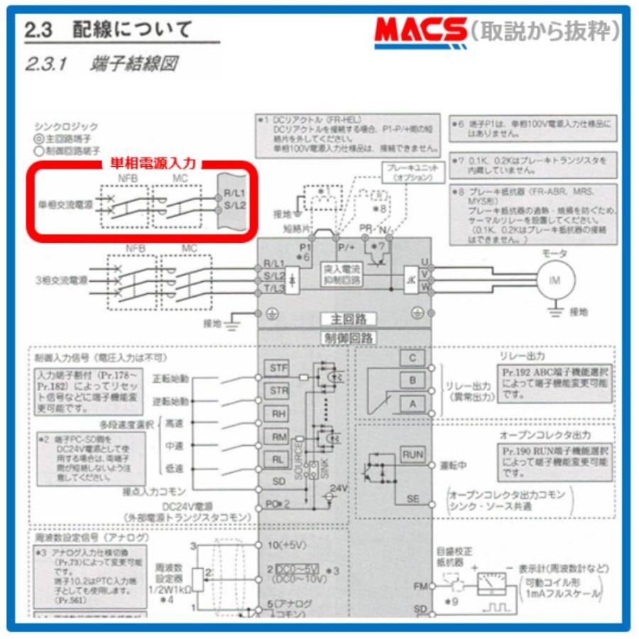 在庫あり FR-D710W-0.75K【単相100V入力】三相200V出力 0.75KW 三菱