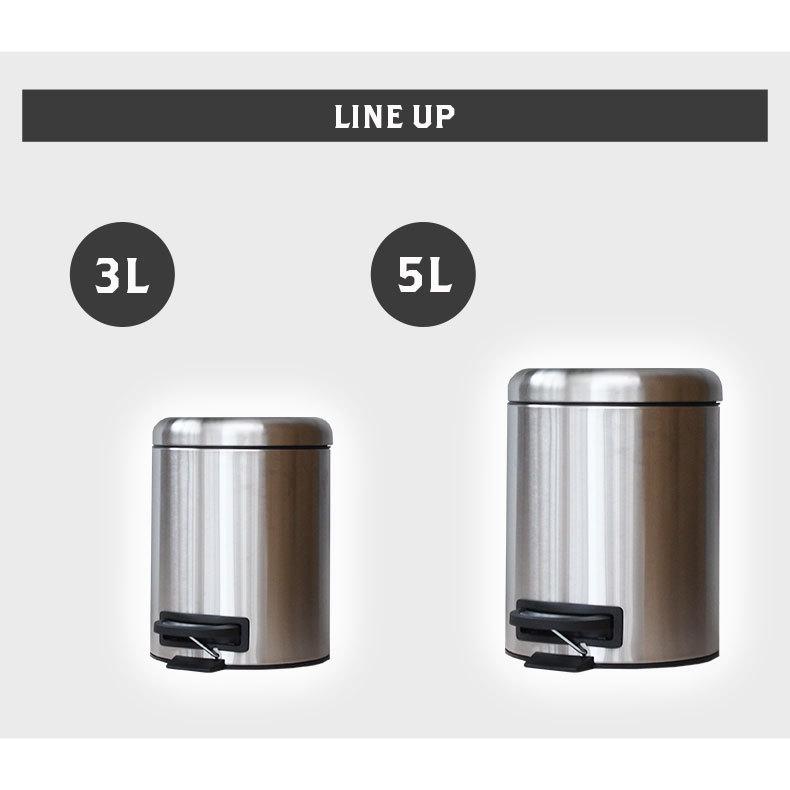 足踏みペダル ステンレス 工場 ホーローバケツ ごみ箱 医療用 什器