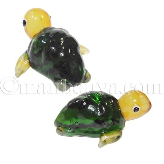 カメ グッズ ガラス細工 ミニチュア 雑貨 水族館 お土産 グラス