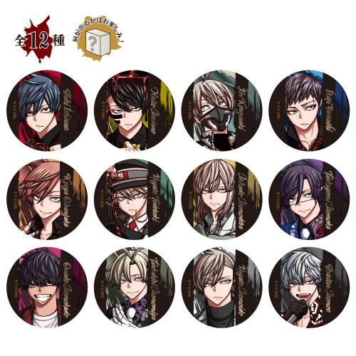 桃源暗鬼 皇后崎迅 ホログラム缶バッジ メタリック缶バッジ ハート缶