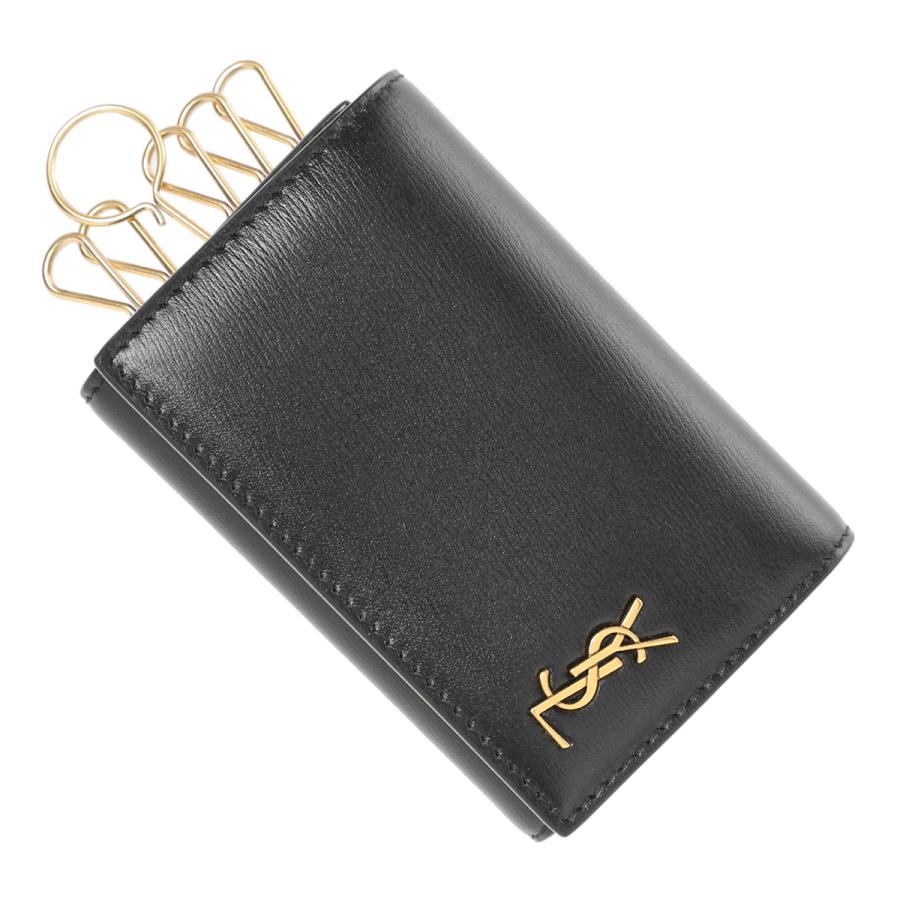 SAINT LAURENT サンローラン キーケース ブラック メンズ 654227-02g0w