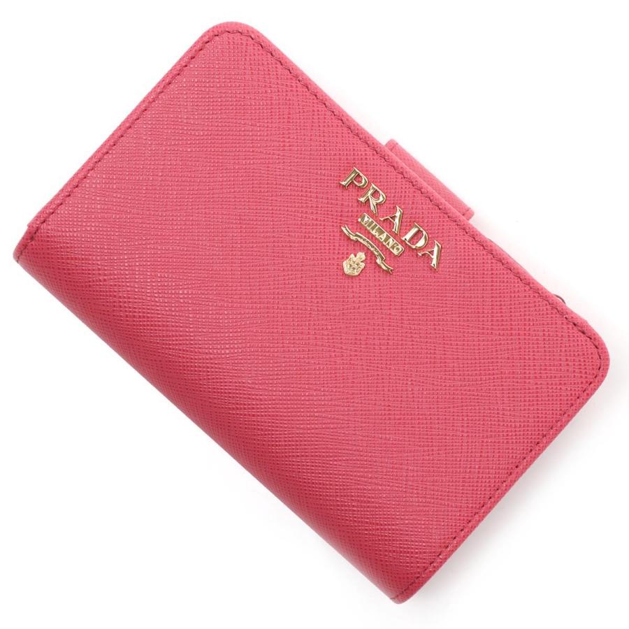 PRADA（プラダ） PRADA 2つ折り財布 小銭入れ付き SAFFIANO METAL