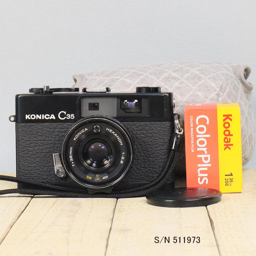 美品 Konica C35 FD フィルムカメラ 完動品 【公式通販】
