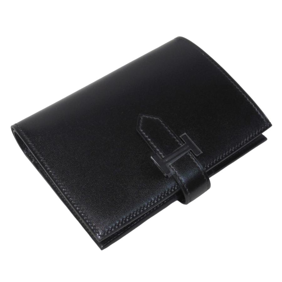 HERMES（エルメス） 長財布 ベアン・コンパクト モノクローム ブラック