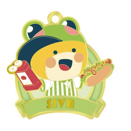 エンスカイ カラフルピーチ メタルチャームコレクション ダイナー